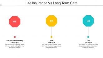 Life Insurance Vs Long Term Care Ppt Powerpoint Presentation Ideas Aids Cpb