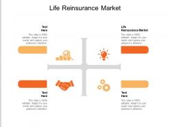 Life reinsurance market ppt powerpoint presentation summary graphic images cpb