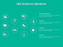 Life Science Literature Ppt Powerpoint Presentation File Images