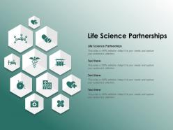 Life Science Partnerships Ppt Powerpoint Presentation Inspiration Example