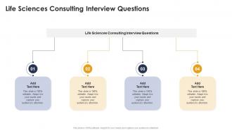 Life Sciences Consulting Interview Questions In Powerpoint And Google Slides Cpb