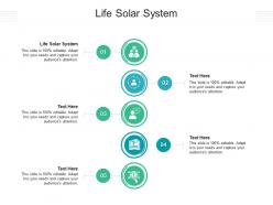 Life solar system ppt powerpoint presentation professional infographics cpb