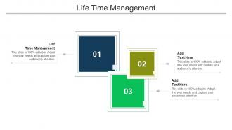 Life Time Management Ppt Powerpoint Presentation Slides Tips Cpb