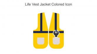 Life Vest Jacket Colored Icon In Powerpoint Pptx Png And Editable Eps Format