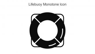Lifebuoy Monotone Icon In Powerpoint Pptx Png And Editable Eps Format
