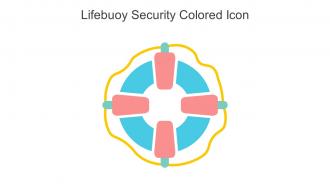 Lifebuoy Security Colored Icon In Powerpoint Pptx Png And Editable Eps Format