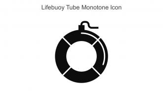 Lifebuoy Tube Monotone Icon In Powerpoint Pptx Png And Editable Eps Format