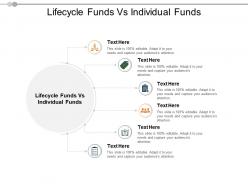 Lifecycle funds vs individual funds ppt powerpoint presentation summary format ideas cpb