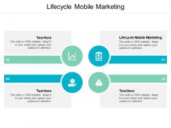 Lifecycle mobile marketing ppt powerpoint presentation outline graphics example cpb