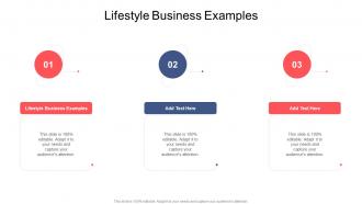 Lifestyle Business Examples In Powerpoint And Google Slides Cpb