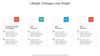 Lifestyle Changes Lose Weight In Powerpoint And Google Slides Cpb