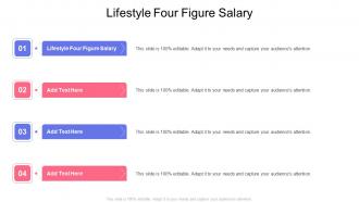 Lifestyle Four Figure Salary In Powerpoint And Google Slides Cpb