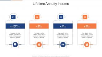 Lifetime Annuity Income In Powerpoint And Google Slides Cpb