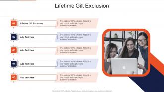 Lifetime Gift Exclusion In Powerpoint And Google Slides Cpb