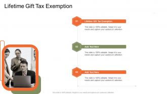 Lifetime Gift Tax Exemption In Powerpoint And Google Slides Cpb