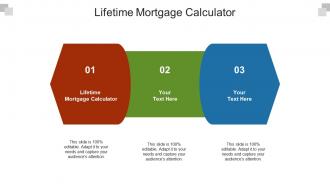 Lifetime mortgage calculator ppt powerpoint presentation gallery graphics design cpb