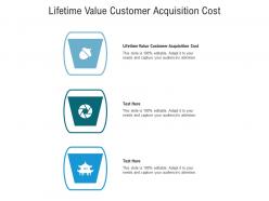 Lifetime value customer acquisition cost ppt powerpoint presentation portfolio format ideas cpb