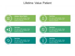 Lifetime value patient ppt powerpoint presentation portfolio slides cpb
