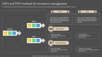 LIFO And FIFO Method For Inventory Management Strategies For Forecasting And Ordering Inventory