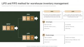 LIFO And FIFO Method For Warehouse Inventory Strategies To Manage And Control Retail
