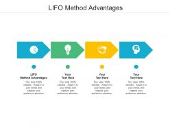 Lifo method advantages ppt powerpoint presentation styles grid cpb