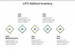 Lifo method inventory ppt powerpoint presentation summary diagrams cpb