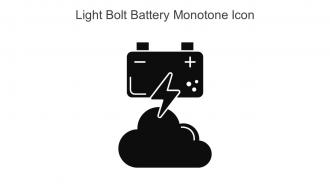 Light Bolt Battery Monotone Icon In Powerpoint Pptx Png And Editable Eps Format