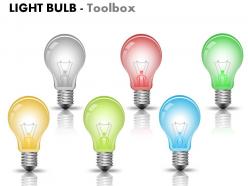Light bulb powerpoint presentation slides