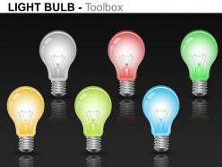 Light bulb powerpoint presentation slides db