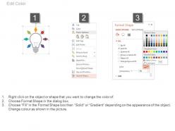 62089051 style variety 3 idea-bulb 7 piece powerpoint presentation diagram infographic slide