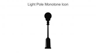 Light Pole Monotone Icon In Powerpoint Pptx Png And Editable Eps Format
