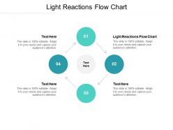 Light reactions flow chart ppt powerpoint presentation ideas cpb