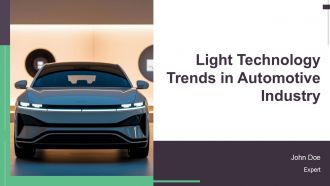 Light Technology Trends In The Automotive Industry PPT Graphics AT