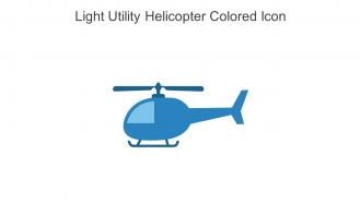 Light Utility Helicopter Colored Icon In Powerpoint Pptx Png And Editable Eps Format