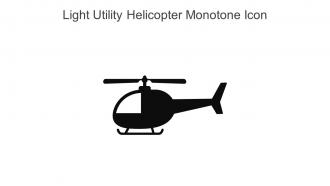 Light Utility Helicopter Monotone Icon In Powerpoint Pptx Png And Editable Eps Format