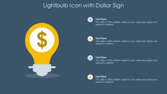 Lightbulb Icon Powerpoint Ppt Template Bundles