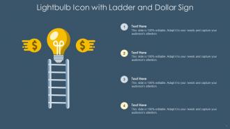 Lightbulb Icon Powerpoint Ppt Template Bundles