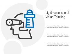 Lighthouse Icon Of Vision Thinking