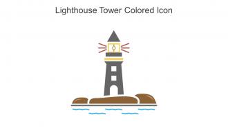 Lighthouse Tower Colored Icon In Powerpoint Pptx Png And Editable Eps Format