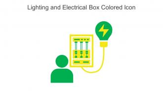 Lighting And Electrical Box Colored Icon In Powerpoint Pptx Png And Editable Eps Format