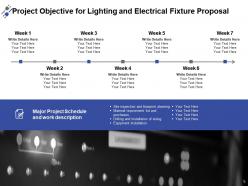 Lighting and electrical fixture proposal powerpoint presentation slides