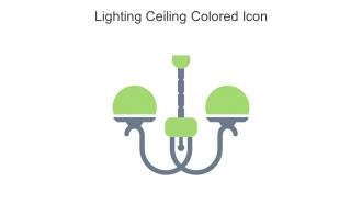 Lighting Ceiling Colored Icon In Powerpoint Pptx Png And Editable Eps Format
