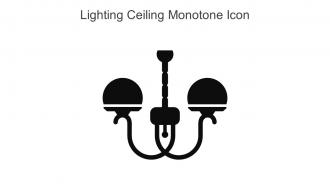 Lighting Ceiling Monotone Icon In Powerpoint Pptx Png And Editable Eps Format