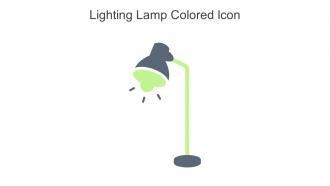 Lighting Lamp Colored Icon In Powerpoint Pptx Png And Editable Eps Format