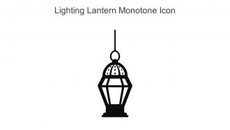 Lighting Lantern Monotone Icon In Powerpoint Pptx Png And Editable Eps Format