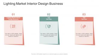 Lighting Market Interior Design Business In Powerpoint And Google Slides Cpb
