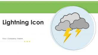 Lightning Icon Powerpoint Ppt Template Bundles