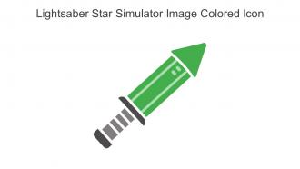 Lightsaber Star Simulator Image Colored Icon In Powerpoint Pptx Png And Editable Eps Format