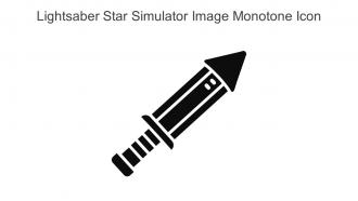 Lightsaber Star Simulator Image Monotone Icon In Powerpoint Pptx Png And Editable Eps Format