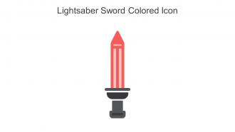 Lightsaber Sword Colored Icon In Powerpoint Pptx Png And Editable Eps Format